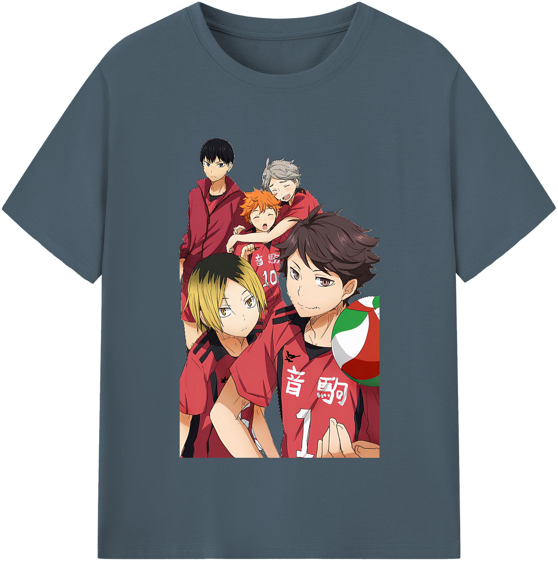 （画像用） ハイキュー!! Haikyu!! 綿100％半袖Tシャツ（フロントプリント）